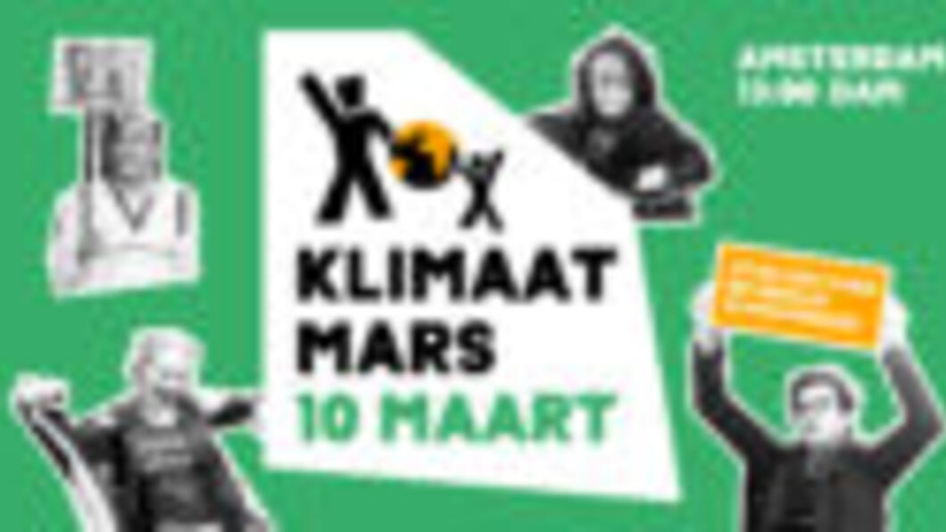 Friesland met bus op blauwe diesel naar de Klimaatmars